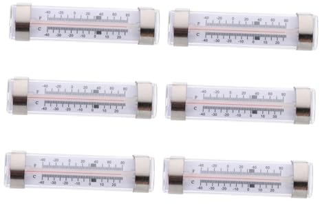 BESTonZON Kühlschrankthermometer 6 Stück Hohe Präzision Digitales Kühlschrankthermometer Mit Lcd Display Professionelles Temperaturmessgerät Für Kühlschrank Und Gefrierschrank Einfach