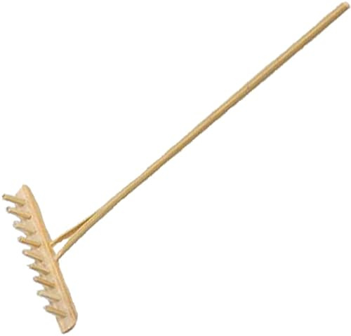 FADEDA Rechen/Höhe:7 cm/handbemalt/detailgetreue Krippen Figuren - Weihnachten Tisch Dekoration Krippe Zubehör