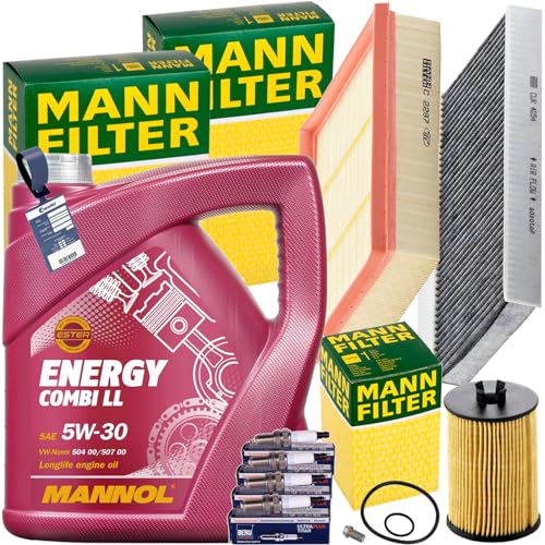 Inspektionspaket + 5L 5W-30 Öl passend für W169 245 A/B 170-200