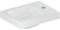 Geberit iCon Light Handwaschbecken, 38 cm x 28 cm, mit Hahnloch rechts, ohne Überlauf, Ablagefläche rechts, 501830, 501.830.00.2, Farbe: Weiß