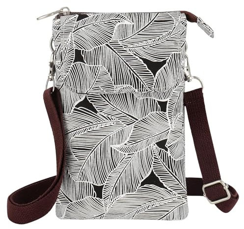 Bandolera Pequeña Mujer de Nailon,Carteras para Mujer,Bolsa compacta para teléfono,Bolso Telefono Movil Mujer,mini bandolera para viajes, para la Vida Cotidiana
