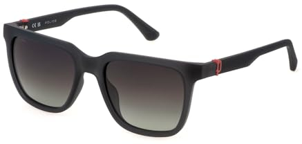 Police Herren Spln34e Sonnenbrille, Matt Opal Grau, 54
