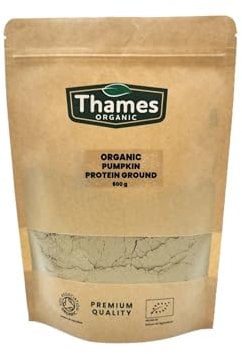 Thames Organic Organic Pumpkin Protein Ground | Plant-Based | Vegan | Gluten-Free | Nutrient-Rich Superfood 500g