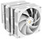 GameMax Twin600 Dual-Tower CPU Cooler 250W TDP 6 x 6mm Copper Heatpipes & Aluminium Heat Sink CPU Air Cooler, 120mm FDB PWM Fan For Intel & AMD Sockets | White