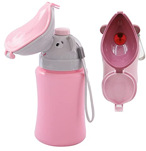 Reise Töpfchen tragbare Reisetoilette für Kleinkind Reise Baby Nitty Pee Flasche tragbare Kinder Töpfchen für Mädchen Auto Camping Reise Pink Travel Töpfchen Taschen111