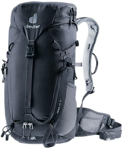 deuter Trail 16 SL Damen Klettersteig Wanderrucksack, black, 16 L