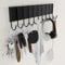 Magnetic Key Holder For Fridge With 10 Hooks, Magnetic Utensil Holder For Wall, Strong Magnetic Key Hanger Hooks Organizer, Magnent Key Rack For Kitchen Metal Door Garage Grill Tools Coat Towel Purse