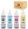 NEXTPAGE 664 Ink for Epson EcoTank 6641 6642 6643 6644 Compatible with Epson Ecotank ET-2500 ET-2550 ET-2600 ET-2650 ET-4500 ET-14000 Printer Black Cyan Magenta Yellow(4 Pack)