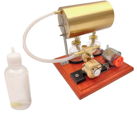 ToyGhillied Engine Modular Dampfmaschine Bausatz, Mini Schaukel Typ Dampfmaschinen Modell, Stirlingmotor Engine Kit, DIY Generator Motor für Technikbegeisterte
