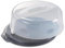 Eurohome Tortenbehälter - Kuchentransportbox Ø32 cm aus Kunststoff mit bequemem Tragegriff - Kuchencontainer hoch 14 cm - Sicherer Deckel mit Klickverschluss - Transportbox für Kuchen und Torten