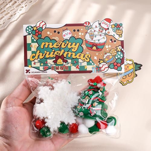 Squishies Natalizio Morbido ed Elastico per l'Albero di Natale - Giocattolo Antistress per Adulti e Adolescenti, Regalo per Feste