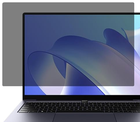 Nuyhgtr Protector de privacidad, protector de pantalla para portátil fácil de instalar, filtro de privacidad para laptop de 15.6 pulgadas, pantalla de privacidad ajustable, protector de privacidad