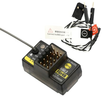 Receptor FGr4B 2.4G 4CH PWM/PPM/i-Bus/S.Bus Salida 3.5-9V AFHDS 3 para RC Car Boat Transmitter para Flysky PL18 Paladin EV NB4 NB4 Lite Remote