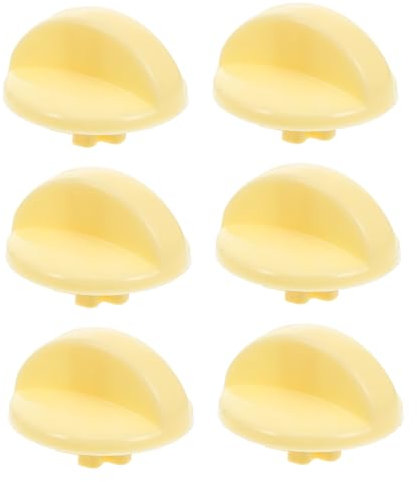 DECOMELODY 6stücke Universelle Drehknöpfe Für Elektroherd Und Backofen Abnehmbare Steuerknöpfe Für Kochfeld Und Haushaltsgeräte Einfache Installation Robust Und Langlebig