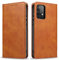 LBH Handyhülle Smartphone-Hülle für Samsung Galaxy A52 / A52 5G / A52s 5G Klapphülle Magnetverschluss Kartenfächer Geldfach Standfunktion Case Etui Rundumschutz Schutzhülle Hellbraun