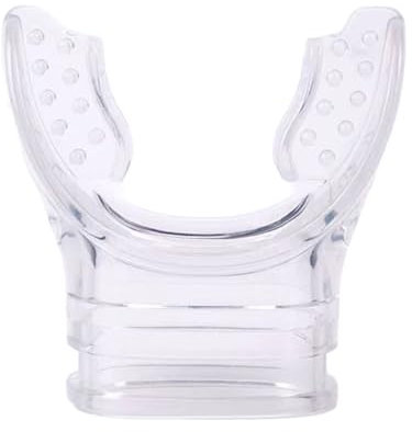 Transparent Silikon Schnorchel Mundstück, Weiche Bequemes Ersatzersatz Tauchen Mundstück für Regler