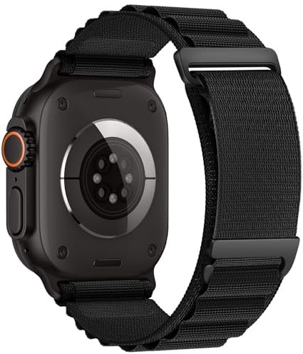 Ronkakar Upgrade Alpine Loop Compatible avec Bracelet Apple Watch Ultra 3 2 Ultra 49mm 46mm 45mm 44mm, Series 11 10 9 8 7 6 5 4 SE 3 2 SE, Sport Bracelets pour iWatch Femmes Hommes