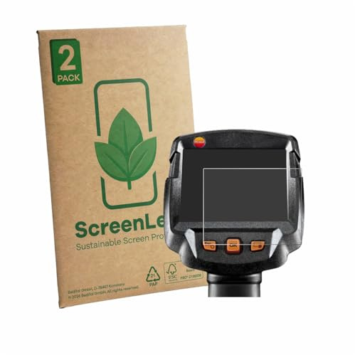 ScreenLeaf 2 Stück Schutzfolie für Testo 872 [nachhaltiger Displayschutz, Folie, transparent, kratzfest]