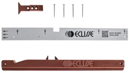 Eclisse Ammortizzatore Universale BIAS UP per Porte scorrevoli a Scomparsa (Marrone)