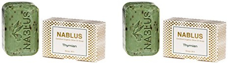 2er Set - Nablus Soap, Sorte: Thymian, handgemacht und palmölfrei, 2x100g