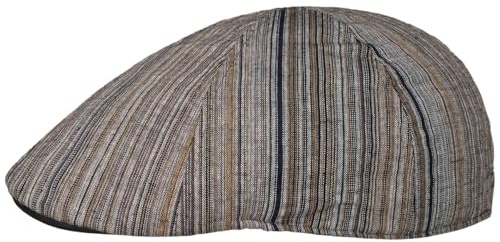 Lipodo Gatsby Flatcap Schirmmütze gestreift Mehrfarbig Herren Frühling Sommer