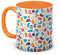 Cats & Kittens Print for Cat Lovers - Ceramic Coffee Mug (Orange)