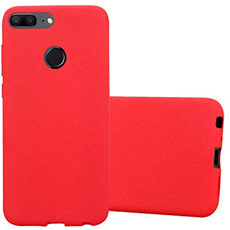 Cadorabo Custodia per Honor 9 LITE in FROST ROSSO - Morbida Cover Protettiva Sottile di Silicone TPU con Bordo Protezione - Ultra Slim Case Antiurto Gel Back Bumper Guscio