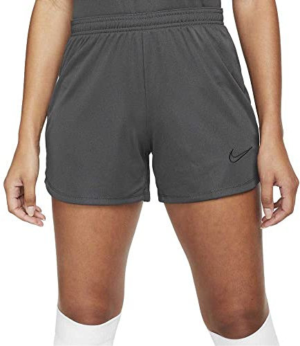 Nike Womens Dri-FIT Academy Shorts, Anthracite/Black/Black/Black, L