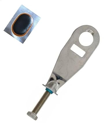 Batavus Fahrrad Kettenspanner Achsen Ø: 10/11 mm mit feststellschraube inkl. 1 x Schlauchflicken