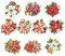 Ideen mit Herz 3-D Motive, ausgestanzt, ca. 7-10 cm, 10 Stück im Beutel | Bilder zum Basteln & Dekorieren | Grußkarten selber machen | Bildmotive für Scrapbooking (Festliche Weihnachtssterne)