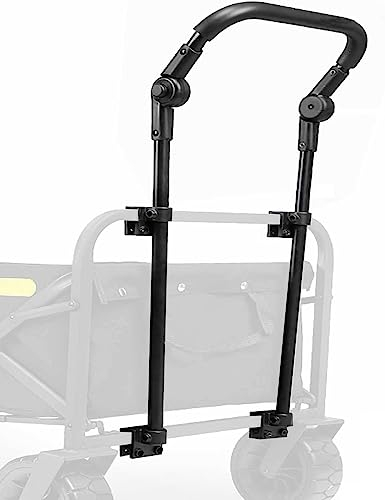 LAOJIN Schiebegriff für Wagen, klappbarer Mehrzweckwagen, Ziehgriff, Ersatz-Trolleyzubehör für Campingwagen, umwandeln in Schiebegriff