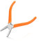 LEONTOOL Engineer Tip with 90 Degree Ultra-Sharp Blade, Transverse End with 8mm Flush Jaw Long Nose Cutting Plier Nipper for Plastic Model, SMT/SMD Chips