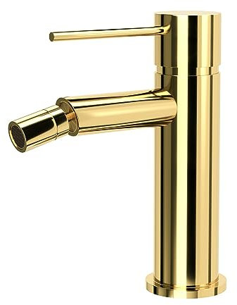 BADLAND Bidetarmatur Bidetmischer LUGO Gold Badarmatur Bidet-Mischbatterie