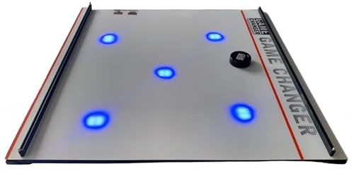Game Changer LITE Hockey Training Set, compact Board, 9 Game Modes, Ice Hockey Training