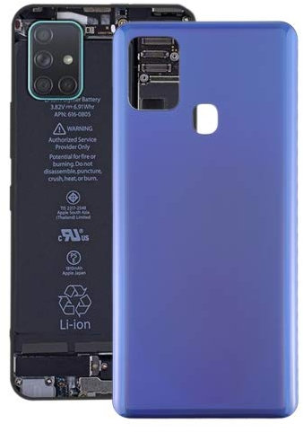 ZYGX ATY Batterie rückseitige Abdeckung Für Samsung Galaxy A21S (Schwarz) (Color : Blue)