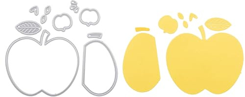 Stanzenshop Stanzschablone: Apfel - Perfekt für Kreativ-Liebhaber, Handgemachte Einladungen, Dekoration und Kunstprojekte, Einfach zu Bedienen und Unglaublich Vielseitig.