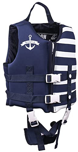 PROTAURI Kinder Schwimmerjacke - Jungen Mädchen Neopren Schwimmen Jacke Kleinkind Schwimmen Lernen Badeanzug Bademode Schwimmtraining Hilfe for 2-9+ Jahre/50N