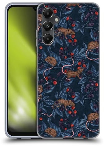 Head Case Designs Offizielle Katerina Kirilova Mäuse Und Brombeeren Grafiken Gel Handyhülle Hülle [Militärischer Schutzgrad] Kompatibel mit Samsung Galaxy A05s