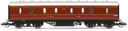 Hornby TT, TT4010, LMS 50’ Passenger Brake, 31236 – Epoche 3, Eisenbahn – Rollmaterial, Rollmaterial – Reisebusse