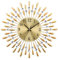 HaiYiZuhause Vintage Wanduhr ohne Tickgeräusche, Große Retro Wand Uhr im europäischen Stil, ideal als Deko für Wohnzimmer, Schlafzimmer, Küche, Klassische Zimmer Deko & Küchenuhr (Gold)