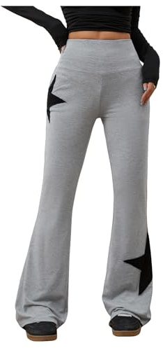 SOLY HUX Women's High Waisted Bootcut Flare Leggings Y2k Yoga Sweatpants