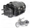 YHNQFB Motorrad Tasche für Harley Davidson Forty Eight, Motorrad Werkzeugtasche Leder, Große Kapazität Motorrad Satteltaschen, Mit GeträNkehalter, Im Flip-Top-Design,A-Black