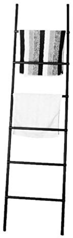 Badezimmer Handtuchhalter, Große Handtuchleiter mit 6 Sprossen Aus Rostfreiem Metall, Freistehende Dekoleiter, Decken Oder Zeitschriften