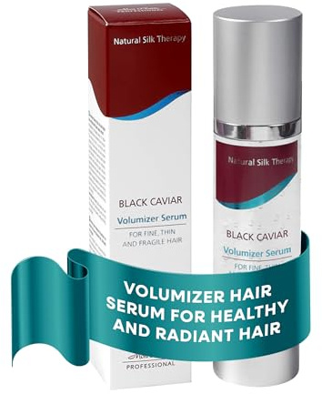 Mon Platin Professional Black Caviar Volumizing Hair Serum for Fine, Thin, and Fragile Hair Enriched with Black Caviar, Volume-Boosting and Protective Hair Serum (For Thin And Fragile Hair)