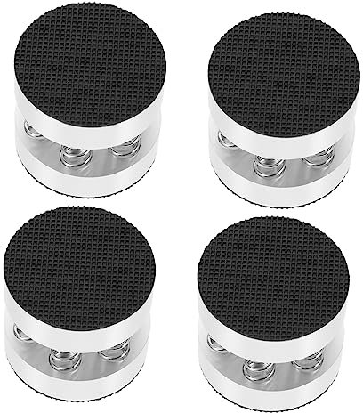 Angoily 4 Pièces Coussinets À Ressort pour Haut-Parleur Tapis Conique D'Isolation Haut-Parleurs De Sol Support De Haut-Parleur Pointes D'Amortissement du Son Haut-Parleurs De Platine