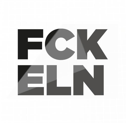 FCK ELN - ANTI ELON 11 x 9 cm - Auto Aufkleber Sticker Statemen