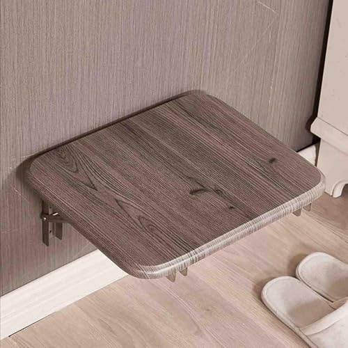 Misorat Faltbarer Wandhocker - Ultra -dünner Klappstuhl - geeignet für Kamine, Balkone, Kleiderschränke, Badezimmer,Gray