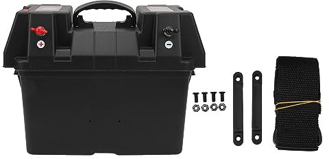 Nutriess Trolling Motor Battery Box 12V Smart Marine Power Center with Features for RV Van SUV ATV Camping Truck Car