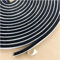 JITIFAZH Self-Adhesive Brush Weather Stripping, 5m(L) x 9mm(W) x 5mm(T) Window Frame Seal Weatherstrip, Door Seal Strip Draught Excluder, Black