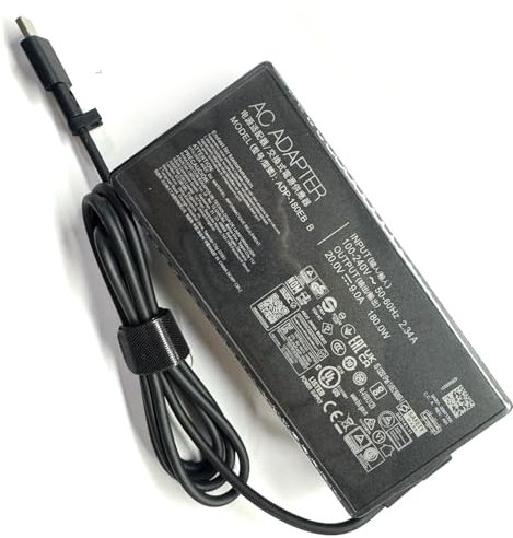 XITAIAN 20V 9A 180W Alimentation Chargeur Adaptateur Remplacement pour ASUS ROG Zephyrus G14 Series GA403 GA403U GA403UI GA403UV GA403UU GA403UI-QS100X GA403UI-XS96 ADP-180EB B (Rechteckiger Stecker)